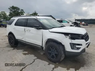 2017 Ford Explorer XLT with VIN 1FM5K7D85HGE19534, listed as a Copart auction lot 59797285 with 97,118 mi miles and Clean title. Bid and sale history available at DreamBid. Image 4.
