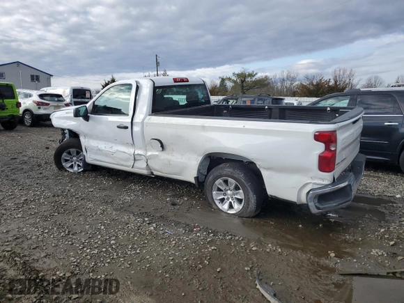 2023 Chevrolet Silverado 1500 Work Truck with VIN 3GCNAAED7PG325867, listed as a Copart auction lot 47447205 with 0 mi miles and Salvage Title. Bid and sale history available at carsss.com. Image 2.