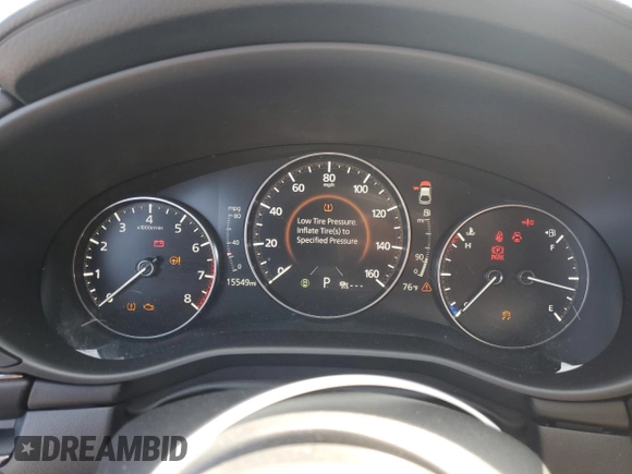2024 Mazda 3 S Carbon Edition with VIN JM1BPBLM5R1655857, listed as a Copart auction lot 48518815 with 15,549 mi miles and Salvage Title. Bid and sale history available at DreamBid. Image 9.