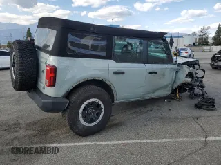 2023 Ford Bronco with VIN 1FMEE5DP6PLB28310, listed as a Copart auction lot 51830585 with 15,987 mi miles and Salvage Title. Bid and sale history available at carsss.com. Image 3.