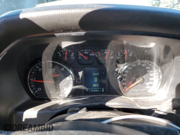 2016 Chevrolet Silverado 1500 Work Truck with VIN 1GCVKNEC8GZ347436, listed as a Copart auction lot 47418785 with 93,169 mi miles and Clean Title. Bid and sale history available at carsss.com. Image 9.