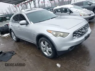 2010 Infiniti FX35 with VIN JN8AS1MW8AM850931, listed as a IAAI auction lot 41565434 with 166,160 mi miles. Bid and sale history available at carsss.com. Image 1.