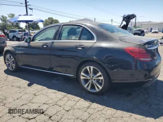 2018 Mercedes-Benz C 300 with VIN 55SWF4JB0JU247407, listed as a Copart auction lot 63086265 with 50,369 mi miles and Clean title. Bid and sale history available at DreamBid. Image 2.