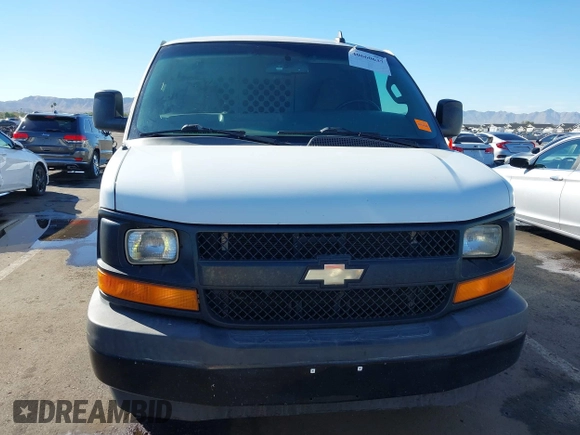 2017 Chevrolet Express Cargo Van with VIN 1GCWGBFF1H1102247, listed as a IAAI auction lot 40660637 with 105,126 mi miles. Bid and sale history available at carsss.com. Image 12.