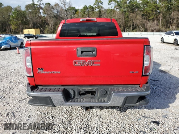 2015 GMC Canyon 2WD SLE with VIN 1GTG5BE32F1137751, listed as a Copart auction lot 86610814 with 163,444 mi miles and Salvage Title. Bid and sale history available at carsss.com. Image 6.