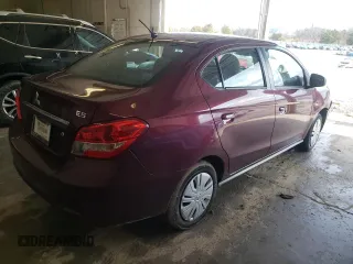 2020 Mitsubishi Mirage G4 ES with VIN ML32F3FJ6LHF01236, listed as a Copart auction lot 37659803 with 0 mi miles. Bid and sale history available at carsss.com. Image 3.