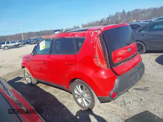 2014 Kia Soul + with VIN KNDJP3A57E7738520, listed as a IAAI auction lot 41761602 with 91,138 mi miles. Bid and sale history available at carsss.com. Image 3.