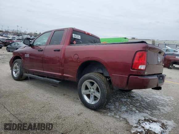 2018 Ram 1500 Express with VIN 1C6RR7FG1JS270118, listed as a Copart auction lot 45672575 with 100,779 mi miles and Salvage Title. Bid and sale history available at carsss.com. Image 2.