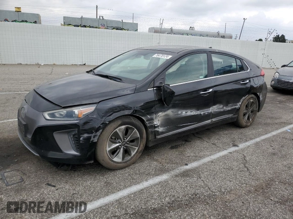 2019 Hyundai Ioniq Limited z VIN KMHC05LH6KU032986, wystawiony jako Copart lot #76470124 z przebiegiem 68 797 mil mil oraz Szkoda całkowita • Salvage title. Historia ofert i sprzedaży dostępna na DreamBid. Obrazek 1.