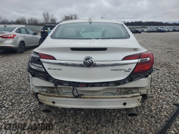 2016 Buick Regal Premium II with VIN 2G4GT5GX5G9166855, listed as a Copart auction lot 81304994 with 72,685 mi miles and Clean Title. Bid and sale history available at carsss.com. Image 6.