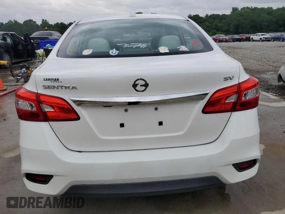 2017 Nissan Sentra SV with VIN 3N1AB7AP4HY314239, listed as a Copart auction lot 59296545 with 84,171 mi miles and Salvage title. Bid and sale history available at DreamBid. Image 6.