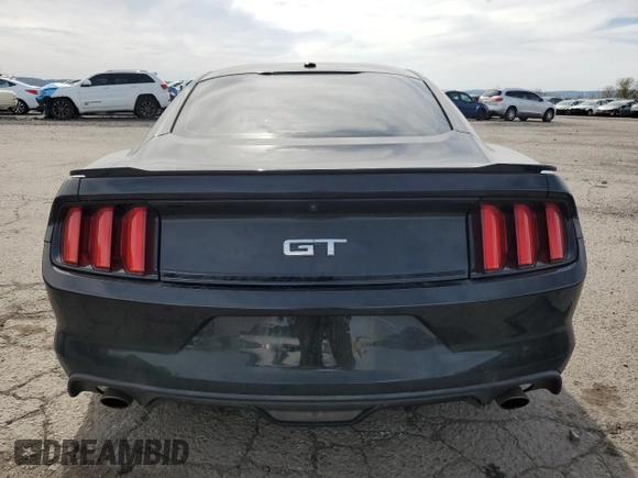 2015 Ford Mustang GT with VIN 1FA6P8CF5F5340461, listed as a Copart auction lot 54206965 with 75,313 mi miles and Salvage Title. Bid and sale history available at DreamBid. Image 6.
