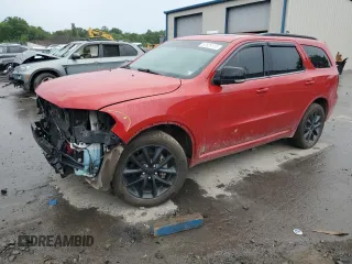 2017 Dodge Durango GT with VIN 1C4RDJDG4HC757874, listed as a Copart auction lot 62829115 with 110,863 mi miles and Salvage title. Bid and sale history available at DreamBid. Image 1.