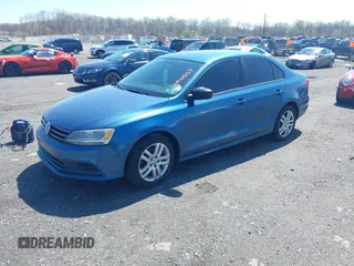 2015 Volkswagen Jetta Sedan 2.0L S with VIN 3VW2K7AJ9FM216984, listed as a IAAI auction lot 41980257 with 139,542 mi miles. Bid and sale history available at carsss.com. Image 2.