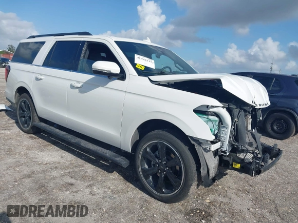 2023 Ford Expedition Max Limited with VIN 1FMJK1K82PEA17690, listed as a IAAI auction lot 41944215 with 36,967 mi miles and . Bid and sale history available at DreamBid. Image 1.