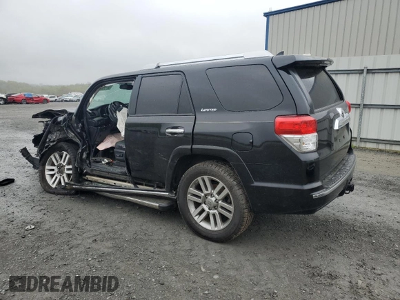 2013 Toyota 4Runner SR5 with VIN JTEBU5JR5D5144722, listed as a Copart auction lot 50799805 with Not provided miles and Salvage title. Bid and sale history available at DreamBid. Image 2.
