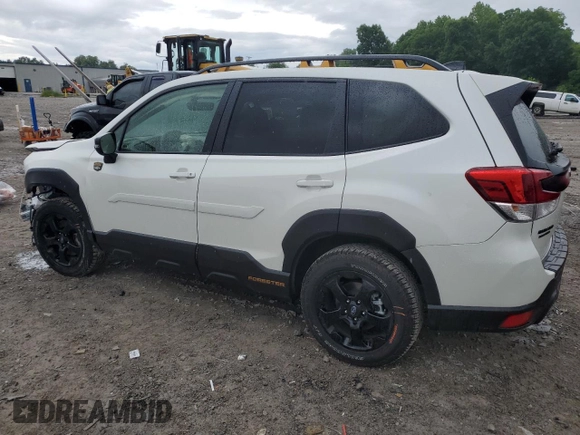 2025 Subaru Forester Wilderness with VIN JF2SKAJC4SH402935, listed as a Copart auction lot 58765835 with 1,867 mi miles and Salvage title. Bid and sale history available at DreamBid. Image 2.