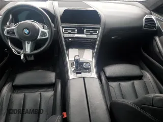 2021 BMW 8 Series 840i with VIN WBAGV4C08MCF11592, listed as a Copart auction lot 65170264 with 63,929 mi miles and Salvage Title. Bid and sale history available at carsss.com. Image 8.