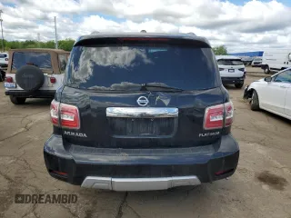 2017 Nissan Armada Platinum z VIN JN8AY2NCXH9504904, wystawiony jako Copart lot #58023935 z przebiegiem Nie podano mil oraz Szkoda całkowita • Salvage title. Historia ofert i sprzedaży dostępna na DreamBid. Obrazek 6.
