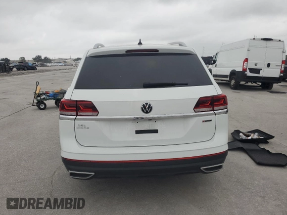 2022 Volkswagen Atlas SEL with VIN 1V2BP2CA2NC517941, listed as a Copart auction lot 80081904 with 51,766 mi miles and Salvage title. Bid and sale history available at DreamBid. Image 6.