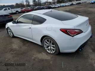 2016 Hyundai Genesis Coupe 3.8L Base with VIN KMHHT6KJ9GU132689, listed as a Copart auction lot 44062165 with 62,676 mi miles and Salvage title. Bid and sale history available at DreamBid. Image 2.