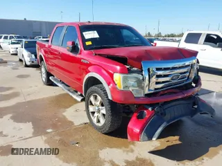 2010 Ford F-150 XL with VIN 1FTFW1EV9AKE30702, listed as a IAAI auction lot 41761578 with 177,281 mi miles. Bid and sale history available at carsss.com. Image 1.