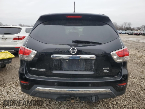 2013 Nissan Pathfinder S with VIN 5N1AR2MM5DC604128, listed as a Copart auction lot 44137875 with 225,680 mi miles and Salvage Title. Bid and sale history available at carsss.com. Image 6.