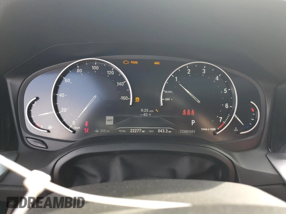 2020 BMW 3 Series 330i with VIN 3MW5R1J08L8B32611, listed as a Copart auction lot 50619825 with 22,277 mi miles and Salvage Title. Bid and sale history available at carsss.com. Image 9.