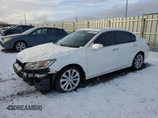 2014 Honda Accord Touring z VIN 1HGCR2F91EA801026, wystawiony jako Copart lot #84059494 z przebiegiem 165 278 mil mil oraz Czysty tytuł • Clean title. Historia ofert i sprzedaży dostępna na DreamBid. Obrazek 1.