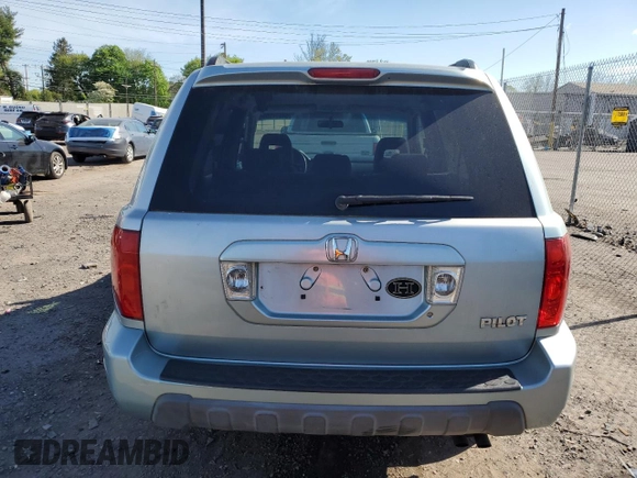 2003 Honda Pilot EX with VIN 2HKYF18493H587563, listed as a Copart auction lot 54897205 with 120,408 mi miles and Salvage Title. Bid and sale history available at carsss.com. Image 6.