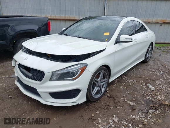 2015 Mercedes-Benz CLA 250 with VIN WDDSJ4GB9FN193268, listed as a IAAI auction lot 42165516 with 138,499 mi miles and . Bid and sale history available at DreamBid. Image 2.