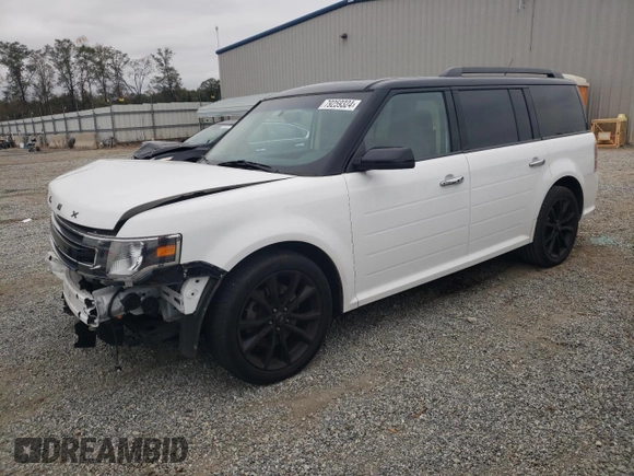 2019 Ford Flex SEL with VIN 2FMHK6C87KBA37870, listed as a Copart auction lot 79259324 with 54,824 mi miles and Salvage Title. Bid and sale history available at carsss.com. Image 1.