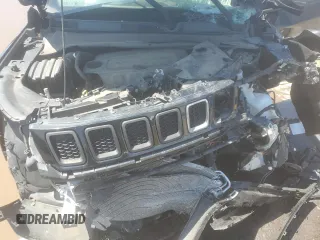2021 Jeep Compass Latitude with VIN 3C4NJDBB1MT534528, listed as a Copart auction lot 56411535 with 48,502 mi miles and Salvage title. Bid and sale history available at DreamBid. Image 12.