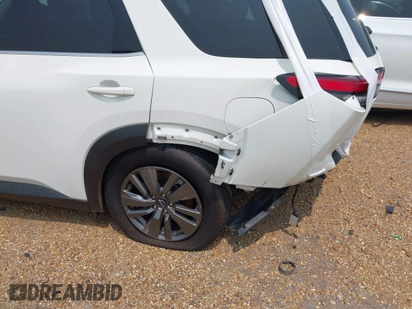 2024 Nissan Pathfinder S with VIN 5N1DR3AC1RC256575, listed as a IAAI auction lot 42042961 with 21,504 mi miles and . Bid and sale history available at DreamBid. Image 19.