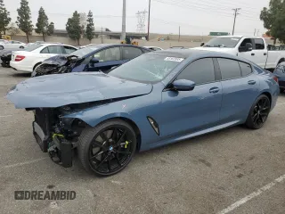 2022 BMW 8 Series 840i with VIN WBAGV2C09NCH74342, listed as a Copart auction lot 55162895 with 12,745 mi miles and Salvage Title. Bid and sale history available at DreamBid. Image 1.
