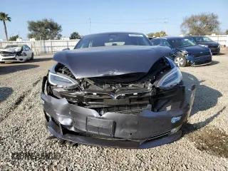 2021 Tesla Model S Long Range Plus with VIN 5YJSA1E20MF425022, listed as a Copart auction lot 46169645 with 16,786 mi miles and Salvage title. Bid and sale history available at DreamBid. Image 5.