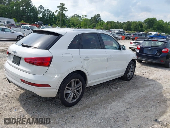2017 Audi Q3 Premium Plus z VIN WA1HCCFS4HR017356, wystawiony jako IAAI lot #42054078 z przebiegiem 139 691 mil mil oraz . Historia ofert i sprzedaży dostępna na DreamBid. Obrazek 4.