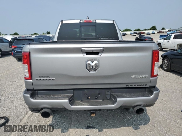 2022 Ram 1500 Big Horn z VIN 1C6SRFFT9NN135868, wystawiony jako Copart lot #59188485 z przebiegiem 30 589 mil mil oraz Szkoda całkowita • Salvage title. Historia ofert i sprzedaży dostępna na DreamBid. Obrazek 6.