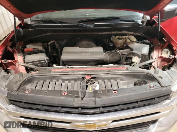 2020 Chevrolet Silverado 1500 LT with VIN 3GCPWCED0LG267262, listed as a Copart auction lot 45752815 with 106,765 mi miles and Salvage Title. Bid and sale history available at carsss.com. Image 11.
