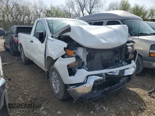 2023 Chevrolet Silverado 1500 Work Truck with VIN 3GCNAAED5PG302071, listed as a Copart auction lot 48370655 with 12,704 mi miles and Salvage Title. Bid and sale history available at carsss.com. Image 4.