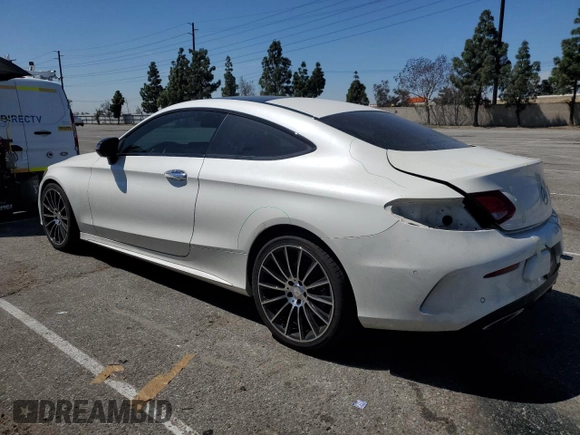 2017 Mercedes-Benz C 300 with VIN WDDWJ4JB1HF378289, listed as a Copart auction lot 52570555 with 106,355 mi miles and Salvage Title. Bid and sale history available at carsss.com. Image 2.