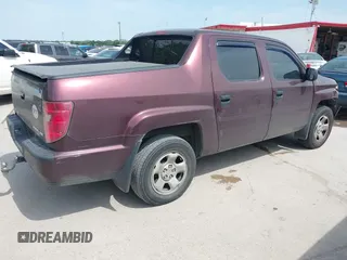2009 Honda Ridgeline RT with VIN 5FPYK16239B109716, listed as a IAAI auction lot 42068772 with 206,649 mi miles. Bid and sale history available at carsss.com. Image 4.