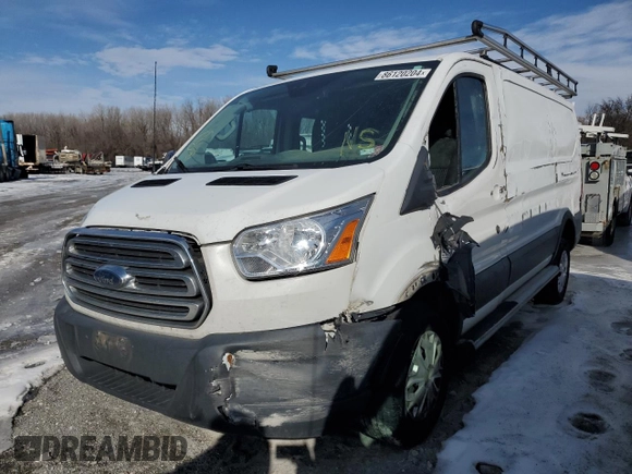 2017 Ford Transit with VIN 1FTYR1ZM8HKB29561, listed as a Copart auction lot 86120204 with Not Provided miles and Salvage Title. Bid and sale history available at DreamBid. Image 1.