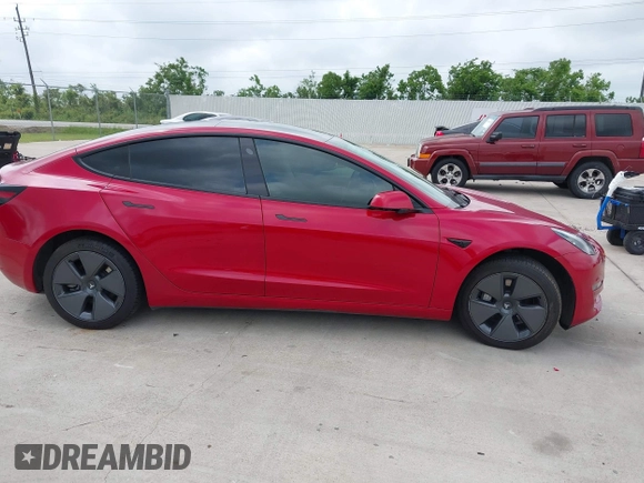 2023 Tesla Model 3 with VIN 5YJ3E1EA0PF455058, listed as a IAAI auction lot 42201618 with 31,147 mi miles and . Bid and sale history available at DreamBid. Image 12.