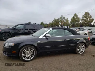 2007 Audi S4 with VIN WUARL48H87K901344, listed as a Copart auction lot 74111714 with 122,087 mi miles and Clean Title. Bid and sale history available at carsss.com. Image 1.
