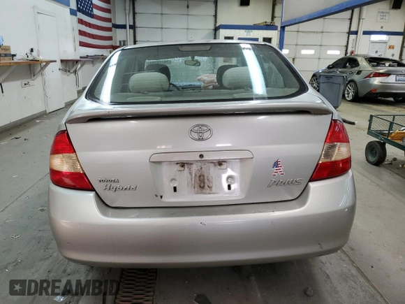 2001 Toyota Prius with VIN JT2BK12U910038295, listed as a Copart auction lot 74773784 with 0 mi miles and Salvage Title. Bid and sale history available at carsss.com. Image 6.