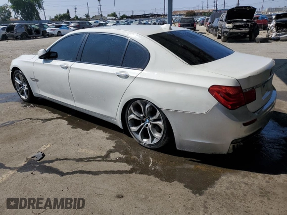 2012 BMW 7 Series 740Li with VIN WBAKB4C51CC575564, listed as a Copart auction lot 60080945 with 148,202 mi miles and Clean title. Bid and sale history available at DreamBid. Image 2.