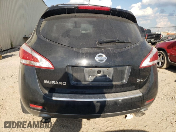 2012 Nissan Murano S with VIN JN8AZ1MU4CW111301, listed as a Copart auction lot 71676304 with 177,210 mi miles and Salvage Title. Bid and sale history available at carsss.com. Image 6.