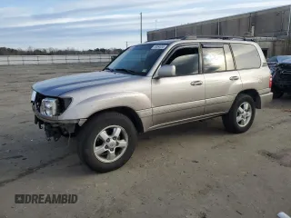 2005 Toyota Land Cruiser with VIN JTEHT05J952072785, listed as a Copart auction lot 46064555 with 184,943 mi miles and Salvage Title. Bid and sale history available at carsss.com. Image 1.