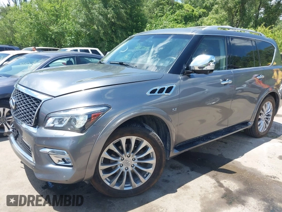2016 Infiniti QX80 with VIN JN8AZ2NC4G9401117, listed as a IAAI auction lot 42591693 with 141,270 mi miles and . Bid and sale history available at DreamBid. Image 18.
